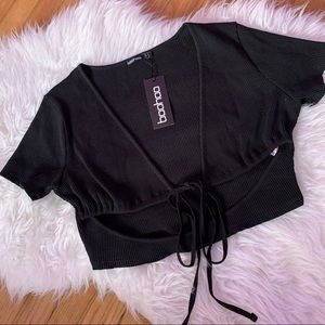 Black Crop Top
